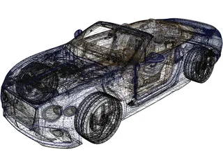 Bentley Continental GT Convertible (2020) 3D Model
