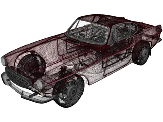 Volvo P1800 (1961) 3D Model