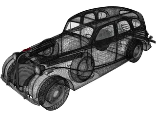 ZIS 101A (1939) 3D Model