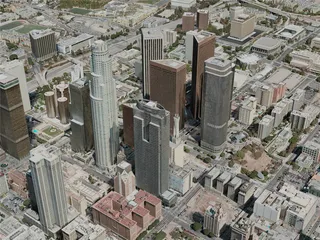 Los Angeles City, USA (2020) 3D Model