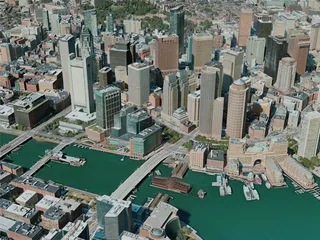 Boston City, USA (2020) 3D Model