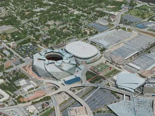 Atlanta City, USA (2020) 3D Model