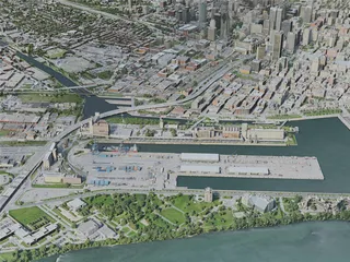 Montreal City, Canada (2020) 3D Model