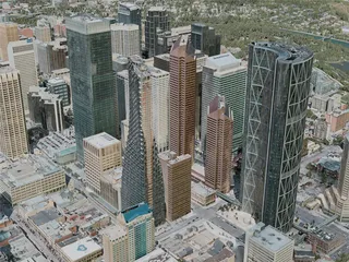 Calgary City, Canada (2020) 3D Model