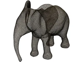 Elephant 3D Model