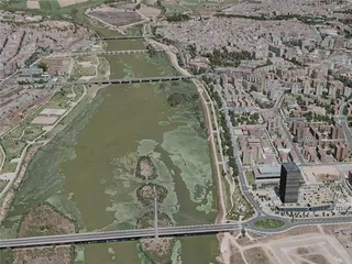 Badajoz City, Spain (2020) 3D Model