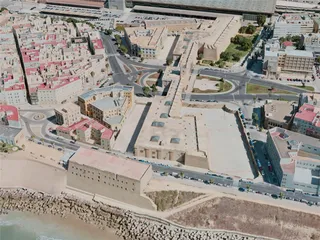 Cadiz City, Spain (2020) 3D Model