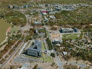 Canberra City, Australia (2020) 3D Model