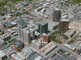 Greensboro City, USA (2020) 3D Model