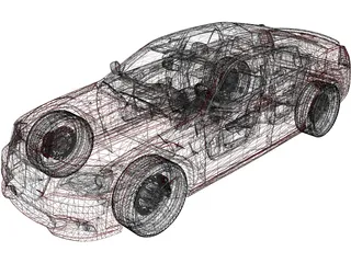 Chrysler 300C SRT8 (2011) 3D Model