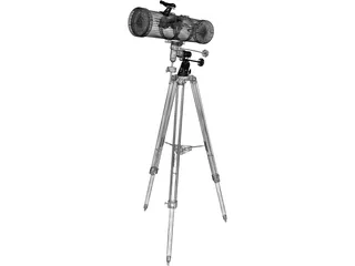 National Geographic 130/650 Telescope 3D Model