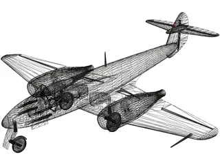 Gloster Meteor 3D Model