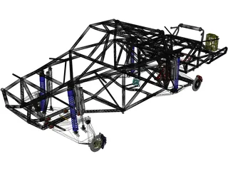 Prerunner Chassis 3D Model