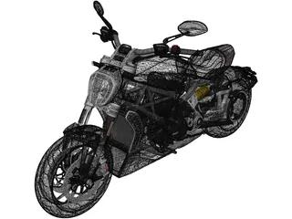Ducati X-Diavel 3D Model