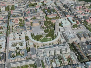 Stockholm City, Sweden (2020) 3D Model