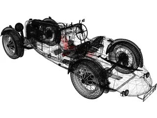 Aston Martin Ulster (1935) 3D Model