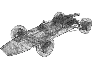 Mclaren M2B 3D Model