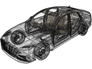 Hyundai Sonata Turbo (2020) 3D Model