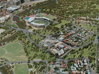 Adelaide City, Australia (2020) 3D Model