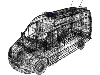 Mercedes-Benz Sprinter RTK7 3D Model