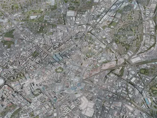 Birmingham City, UK (2020) 3D Model