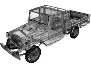 Toyota Land Cruiser Pickup (1979) 3D Model