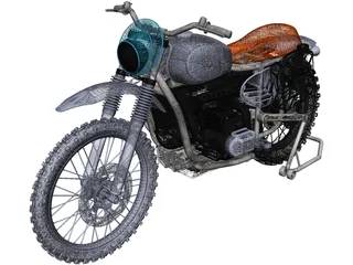 Ural Enduro 3D Model