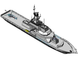 HMS Clyde (P257) 3D Model