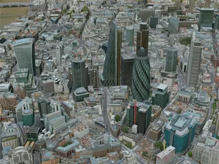 London City, UK (2020) 3D Model