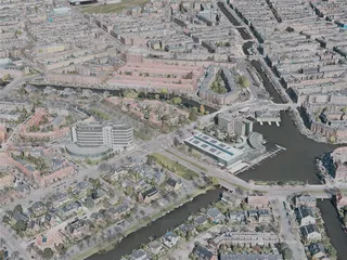 Amsterdam City, Netherlands (2020) 3D Model