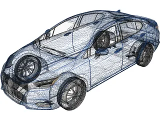 Nissan Almera (2021) 3D Model