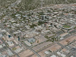 Fresno City, USA (2020) 3D Model