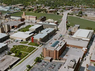 Green Bay City, USA (2020) 3D Model