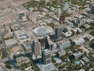 Sacramento City, USA (2020) 3D Model