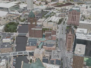 Milwaukee City, USA (2020) 3D Model