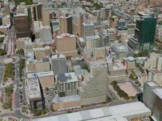 Cape Town City, South Africa (2020) 3D Model