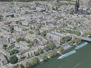 Cologne City, Germany (2020) 3D Model