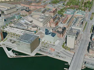 Copenhagen City, Denmark (2020) 3D Model