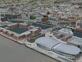 Liverpool City, UK (2020) 3D Model