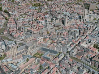 Ghent City, Belgium (2020) 3D Model