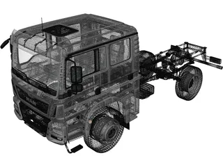 MAN TGM (2008) 3D Model