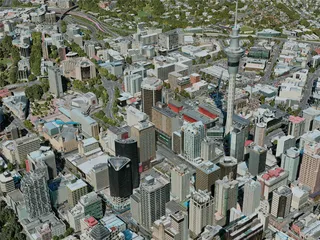 Auckland City, New Zealand (2020) 3D Model