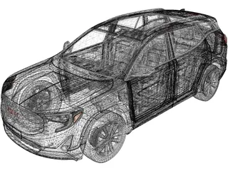 GMC Terrain Denali (2020) 3D Model