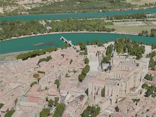 Avignon City, France (2020) 3D Model