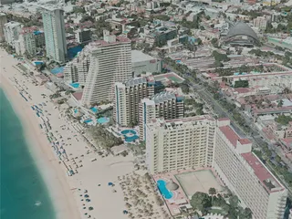 Acapulco City, Mexico (2020) 3D Model