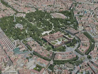 Milan City, Italy (2020) 3D Model