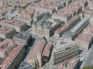 Lyon City, France (2020) 3D Model