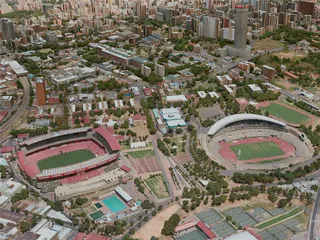 Johannesburg City, South Africa (2020) 3D Model