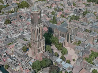 Utrecht City, Netherlands (2020) 3D Model