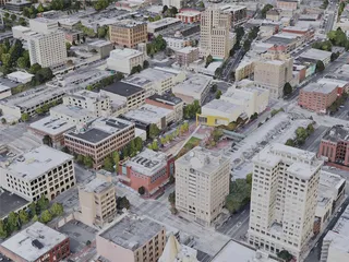 Tacoma City, USA (2020) 3D Model